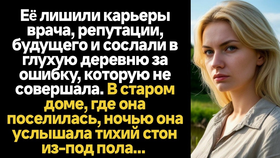 ИСТОРИИ ИЗ ЖИЗНИ/Её лишили карьеры врача и отправили в глухую деревню