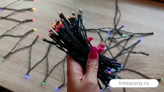 Садовая гирлянда Solar НИТЬ на солнечной батарее 50 разноцветных LED-огней 52 м CZ6500750