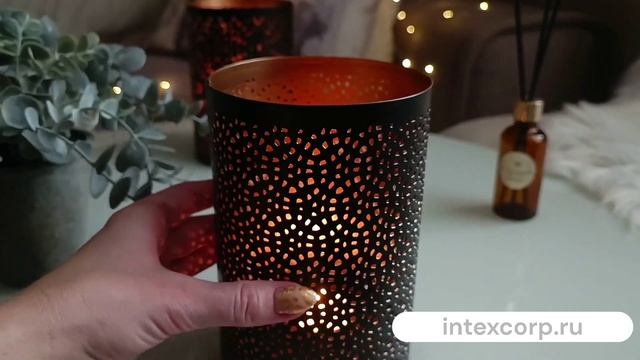 Подсвечник АЖУРНАЯ ФАНТАЗИЯ медиум модель 3 металлический 15 см A98023060-3