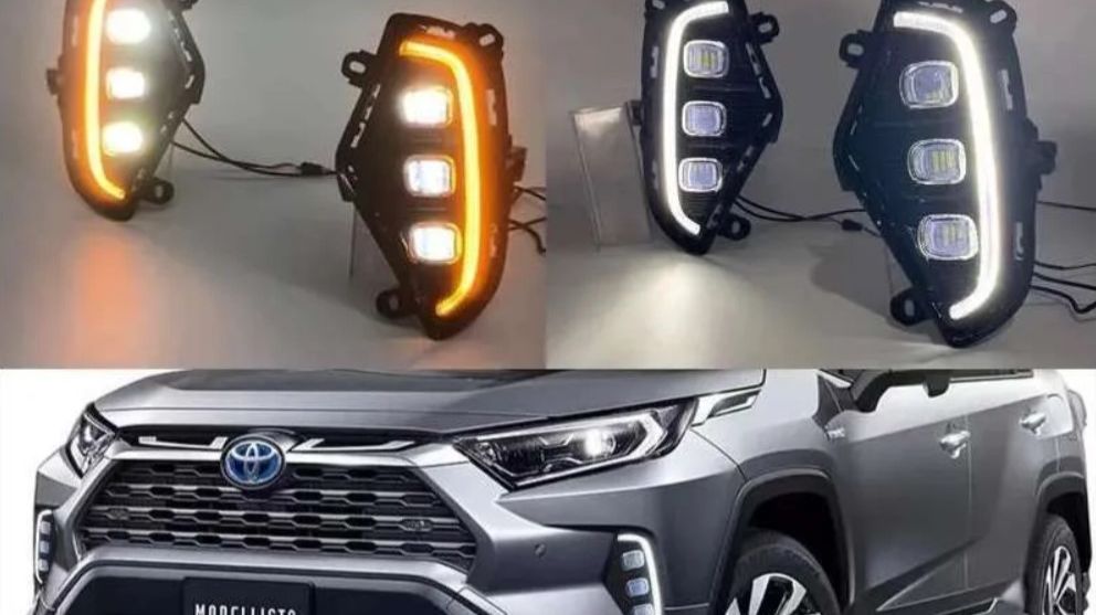 ПТФ с ДХО для Toyota RAV 4 ХА50 2018-2026