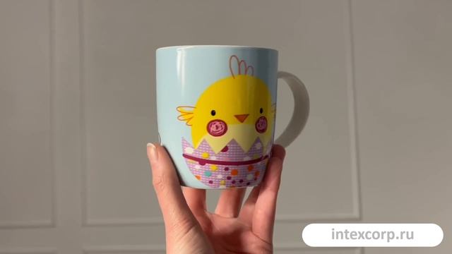 Фарфоровая чашка РУМЯНЫЙ ЦЫПЛЕНОК, 370 мл, Q75600570-3