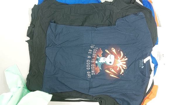 43011 Футболки сток короткий рукав, 14пак, t-shirt s/sоптом