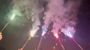 Бенгальские огни цветопламенные 40см толстые