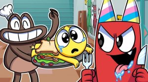 БЕСПРЕДЕЛ В САДУ БАН БАНА!   Garten of Ban Ban Rainbow Friends - Анимации на русском