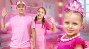 ВАНЯ И МАНЯ | Только розовая еда и игрушки для Даши? Весёлая история о цветах