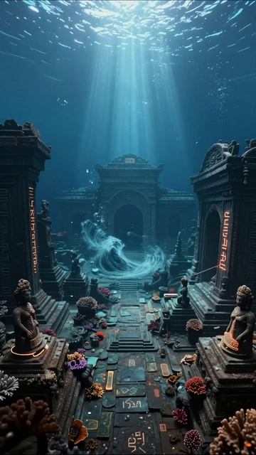 Подводные руины: загадки исчезнувших цивилизаций подводныймир цивилизации история мифология