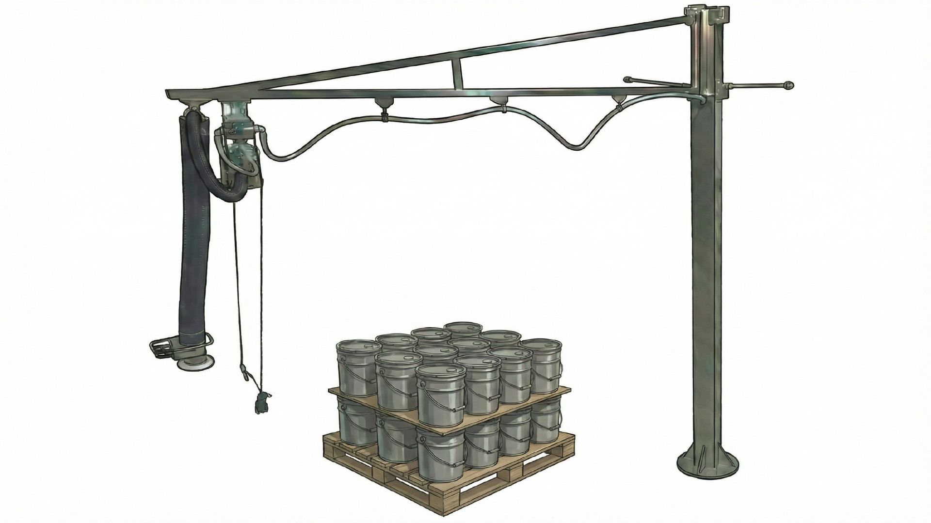 Взрывозащищенный вакуумный подъемник EX от Шмальц (субтитры)