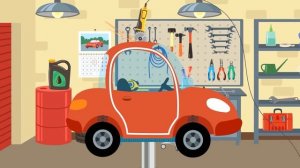 🍿 РАКЕТА - Котёнок и волшебный гараж - Мультфильм для детей малышей про машинки и космос