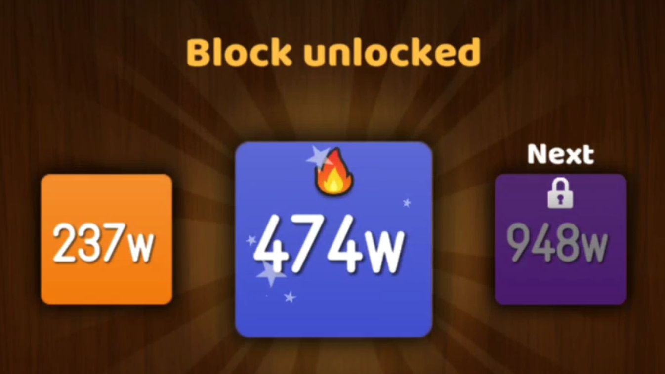 NumBlocks (118w → 237w → 474w)