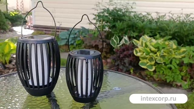 Садовый светильник 2 в 1 на солнечной батарее Solar ОКАЯМА, 12 желтых мини LED-огней, CX2100530