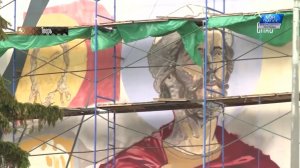 В Туапсе на фасаде 9-тиэтажного дома скоро появится мурал с ликом святого Симона Кананита.