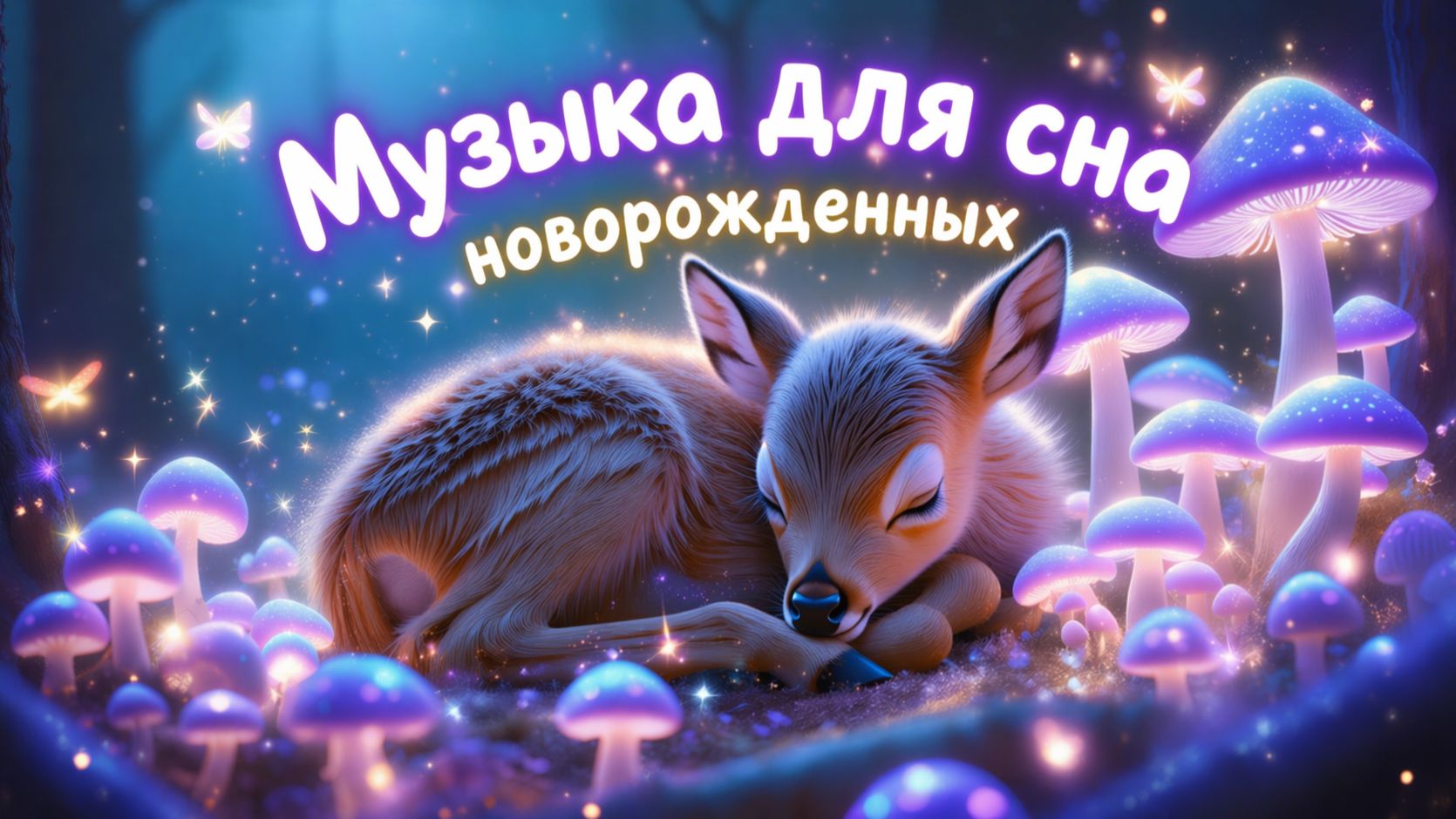 ✧ Ночной покой— музыка для сна новорождённых и детей | Колыбельная оленёнка