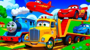 мультики про разноцветные машинки