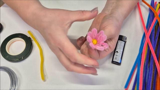 Мастер-класс Полевые цветы (детская библиотека №12 