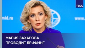 Мария Захарова проводит брифинг