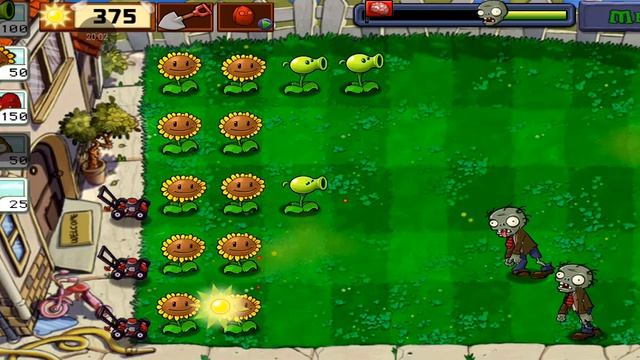 растения против зомби первая часть