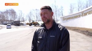 ПЕСОК С ДОРОГ СТОЛИЦЫ КАМЧАТКИ ВЫВОЗЯТ КРУГЛОСУТОЧНО • НОВОСТИ КАМЧАТКИ