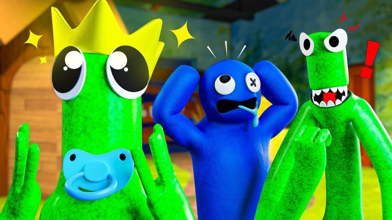 РАДУЖНЫЕ ДРУЗЬЯ - МАЛЕНЬКИЙ НЕГОДНИК!   Poppy Playtime Rainbow Friends - Анимации на русском