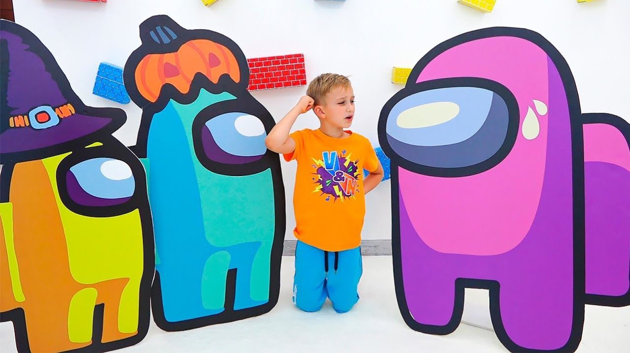 ВЛАД И НИКИ | День рождения Влада в стиле Among Us