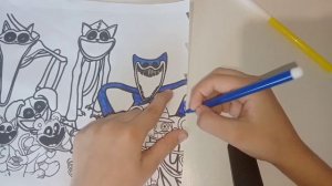 раскрашиваю хагги вагги