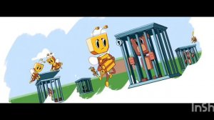 играю на пианино А на фоне игра супер Медведь приключения (перевод на русский язык)