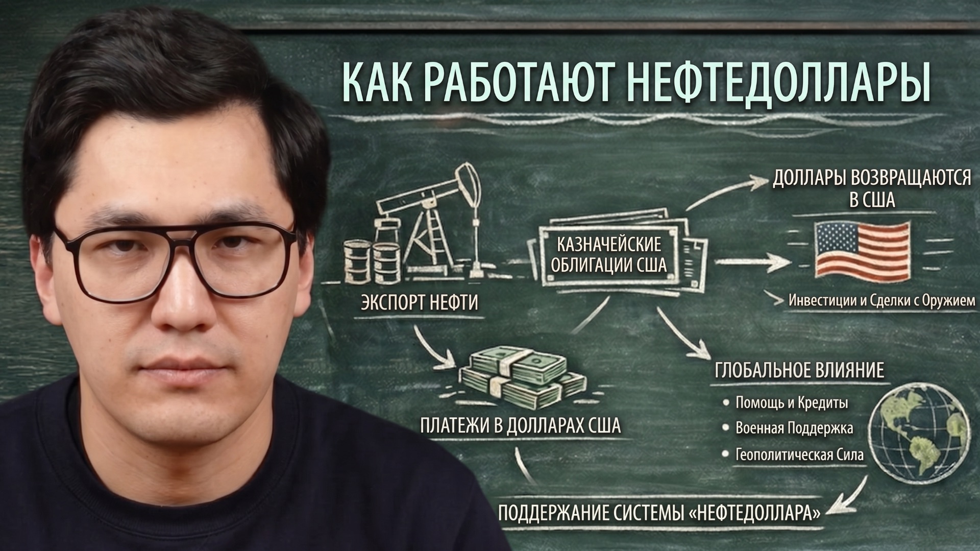 Не понимаешь что такое НЕФТЕДОЛЛАР - не понимаешь в геополитике