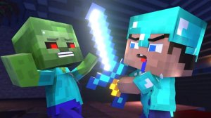 Лучший грустный сериал о зомби 😥. Майнкрафт Мультик