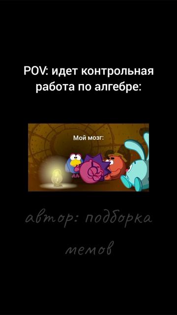 у меня так на любой контрольной и самостоятельнойсмешарики смешарикиприколы мемы мемы рек рек