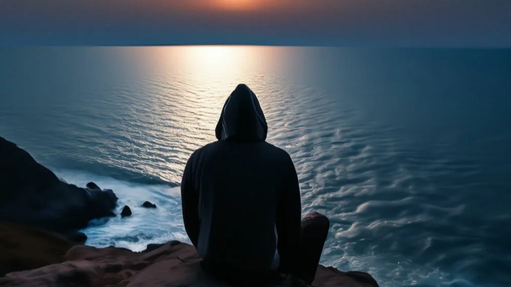 Ушёл в себя...