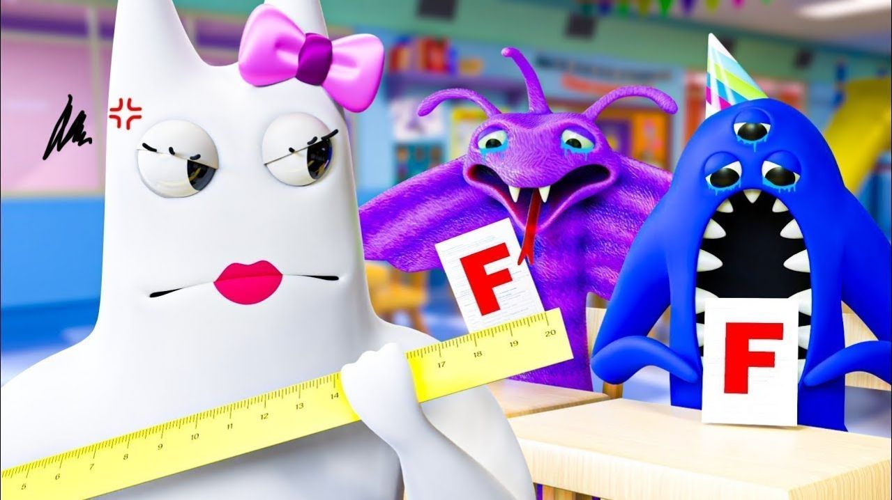 СТРОГАЯ ШКОЛА БАНБАЛИНЫ!   Garten of Ban Ban 4 - Анимации на русском