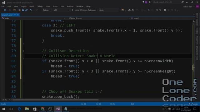 Snake - Programming from Scratch ( Quick and Simple C++)
