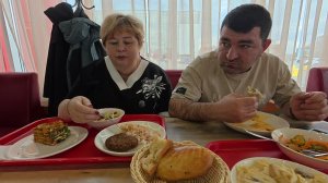 Мукбанг/решили поужинать в кафе/