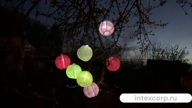 Садовая гирлянда Solar ЧАЙНА-ЛАЙТ на солнечной батарее, холодные белые LED-огни, 894590-2