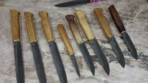 НОЖИ ОХОТНИЧЬИ РУЧНОЙ РАБОТЫ, СВОБОДНЫЕ МОДЕЛИ, ВЫПОЛНЕННЫЕ РАБОТВ