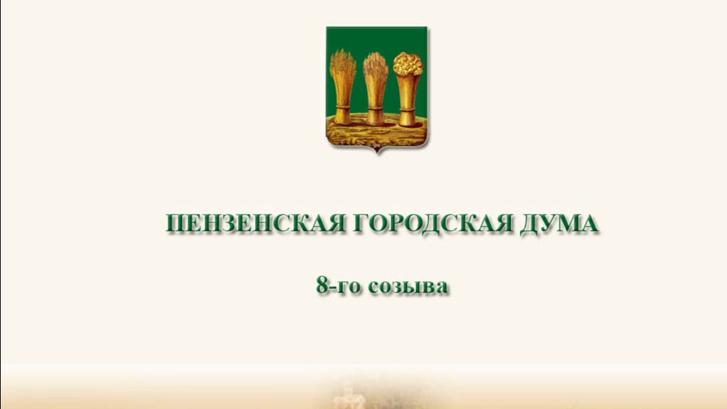 20 сессия Пензенской городской Думы 8 созыва