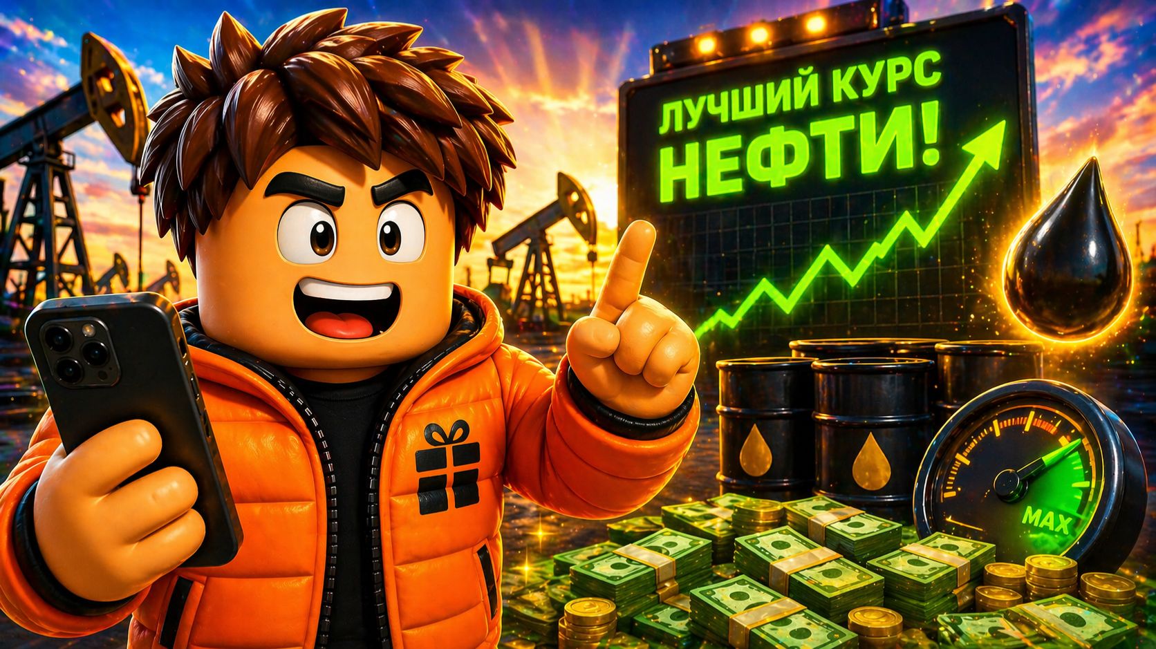 💰 ПОЙМАЛ ЛУЧШИЙ КУРС ⛽ НЕФТЬ ДАЁТ МИЛЛИОНЫ?! 🤯
