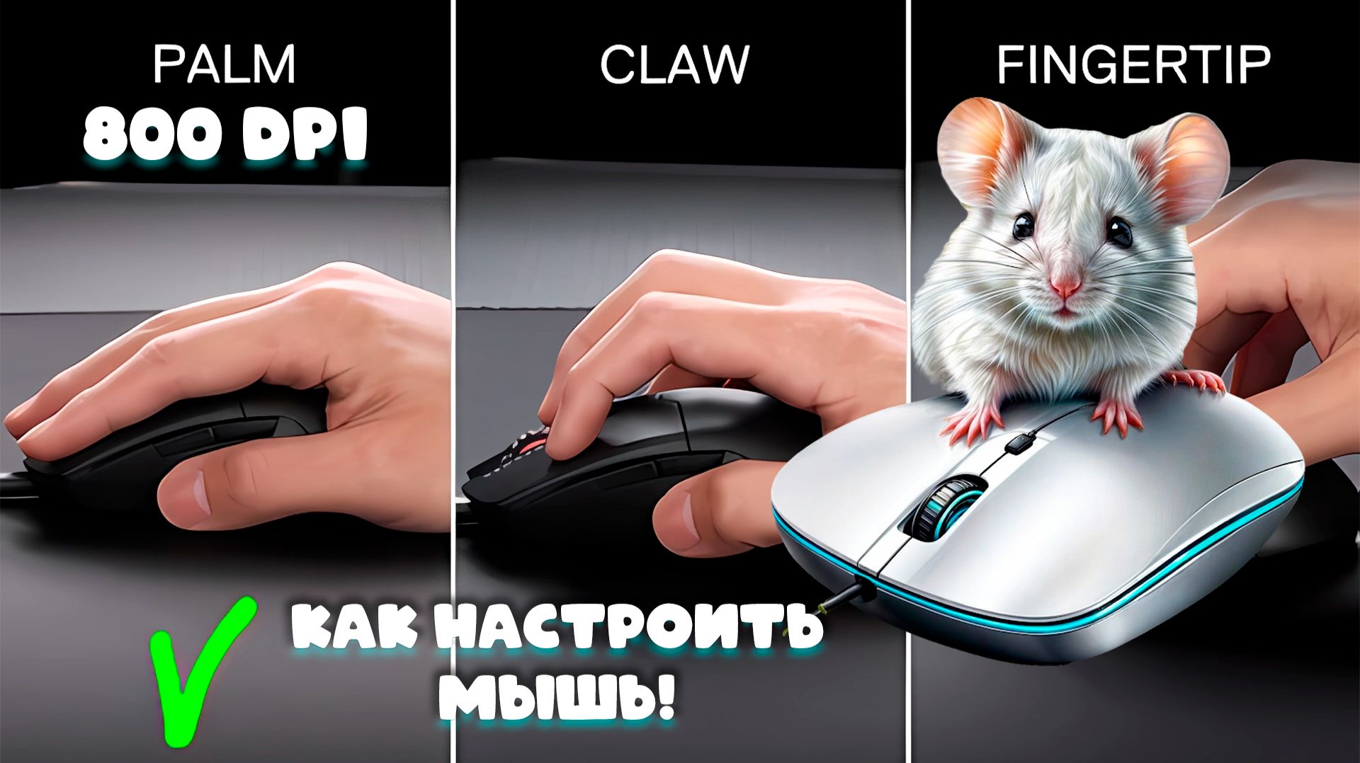 Как Настроить Мышь? на 800 dpi во как!