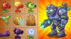 Зомби против растений Plants vs Zombies ПвЗ Растения против Зомби-2 PvZ Fusion Битва прохождение топ