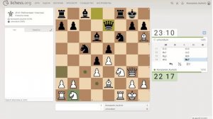 Шахматы на lichess, партия №22 - Часть 2 из 11