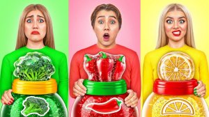 24 Часа Едим Еду Одного Цвета Челлендж от Bubba DO Challenge