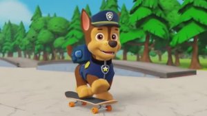 Щенячий патруль, Скай, Маршал, Эверест, Гончик, Крепыш и Роки катаются на скейтах. Для детей!
