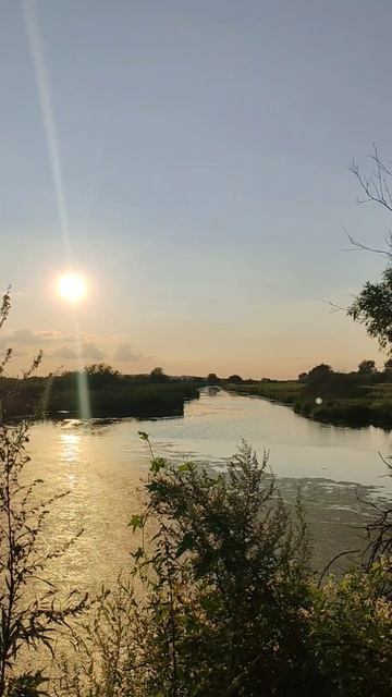 Мир прекрасен. Закат в Подмосковье.
