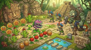 Зомби против растений! Plants vs Zombies ПвЗ PvZ Растения против Зомби