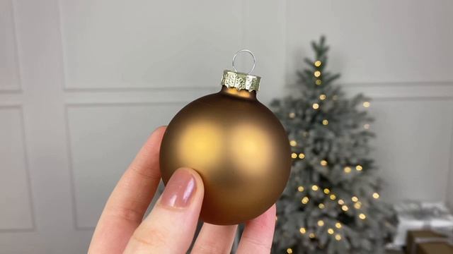 Набор стеклянных шаров Коллекция ГЭТСБИ СТАЙЛ матовые 60 мм 20 шт. 142279