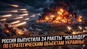 💥 Россия обрушила 24 «Искандера»: стратегические объекты Украины в руинах!