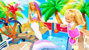 Сказка у бассейна: как Барби устроила праздник мечты для дочки! ✨🎉