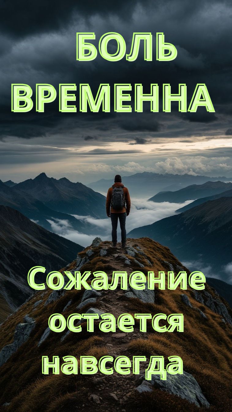 Боль временна, а сожаление вечно.