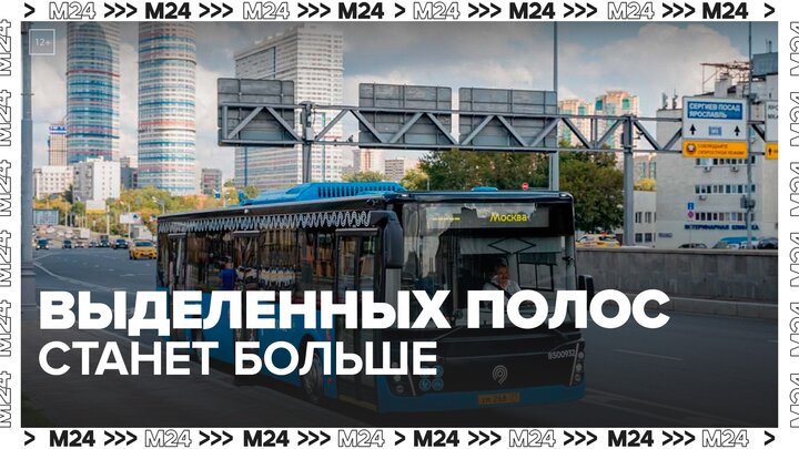 Протяженность выделенных полос в Москве вырастет на 20 километров - Москва 24