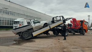 ОБЗОР эвакуатора-слайдера с КМУ