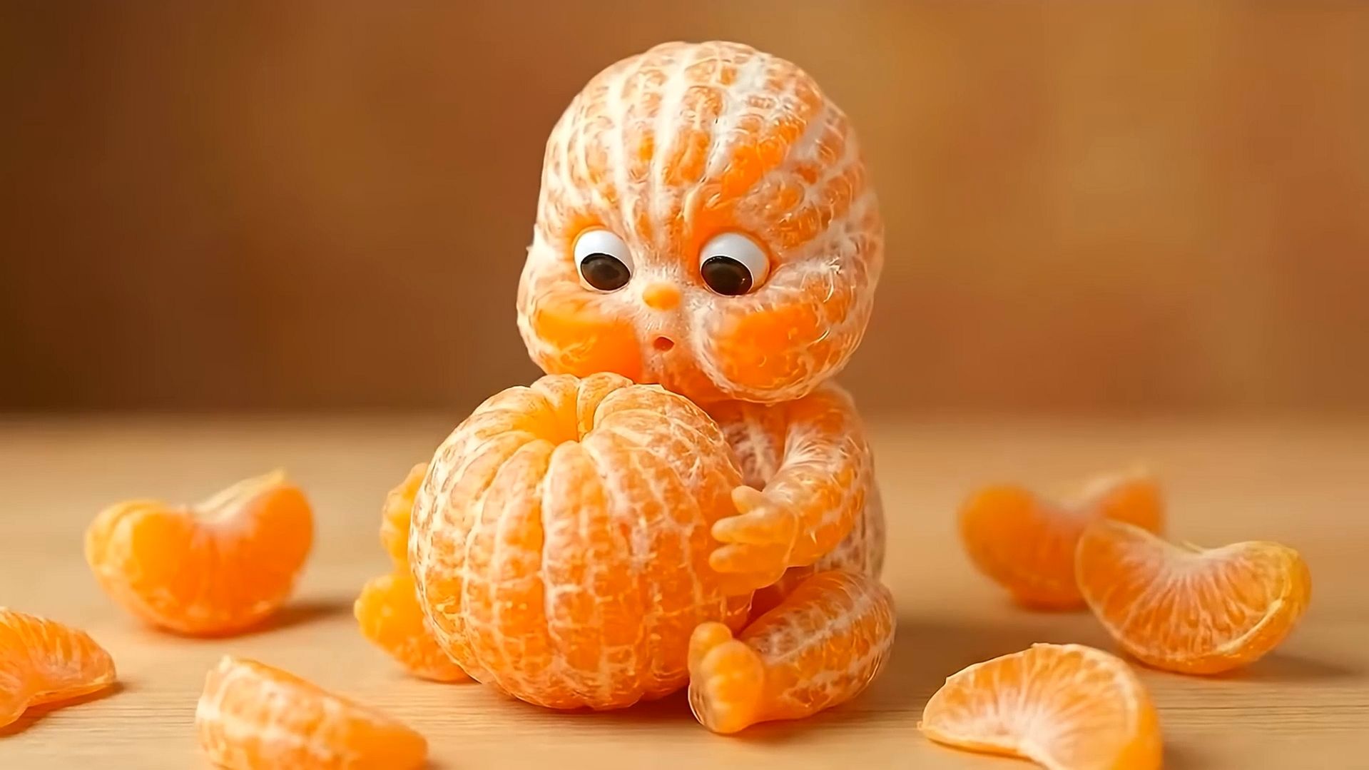 Милые или жуткие? Искусственный интеллект фруктовые мальчишки едят и танцуют приятное ASMR-видео